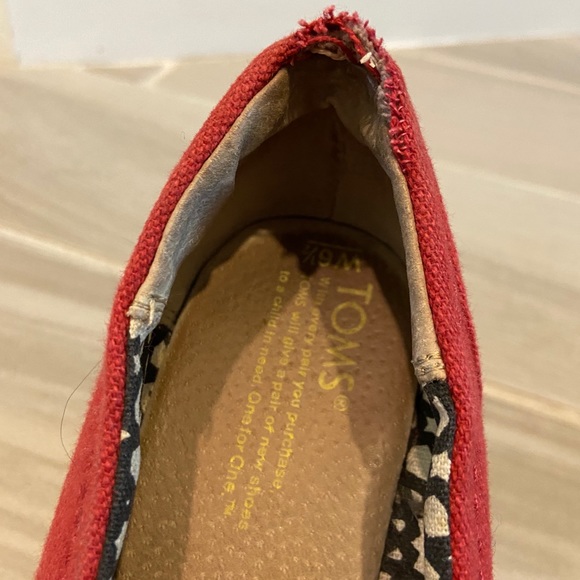 TOMS red wedge - Picture 7 of 7